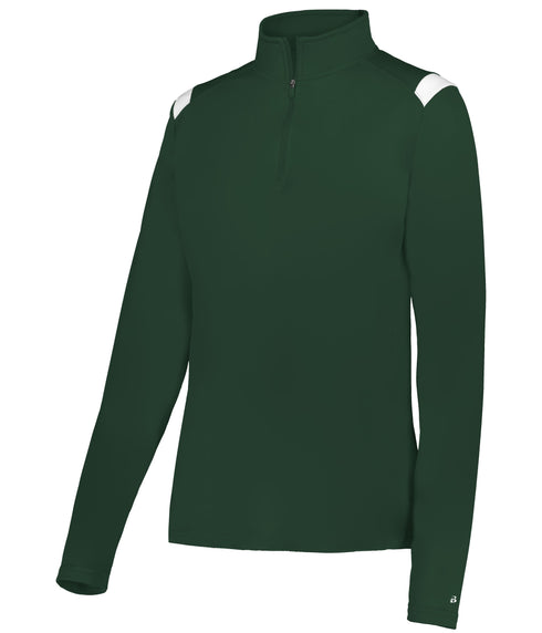 Badger Sport Ladies On The Rise 1/4 Zip Pullover